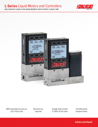 Thumbnail of document Brochure - L Series Liquid Flow Meters